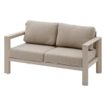 Sofa ogrodowa 2-osobowa Evasion - owsiana | Hesperide