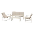 Zestaw mebli ogrodowych Boreane- kremowo-beżowy