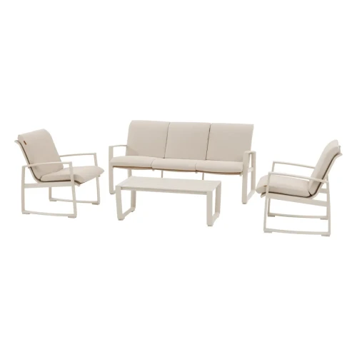 Zestaw mebli ogrodowych Boreane- kremowo-beżowy