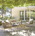 Zestaw mebli ogrodowych Orissa- kremowy