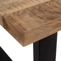Stół jadalniany Natural-Black Wood / Metal 240 X 100 X 76 CM