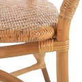 Krzesło z plecionką z rattnu