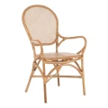 Krzesło z plecionką z rattnu