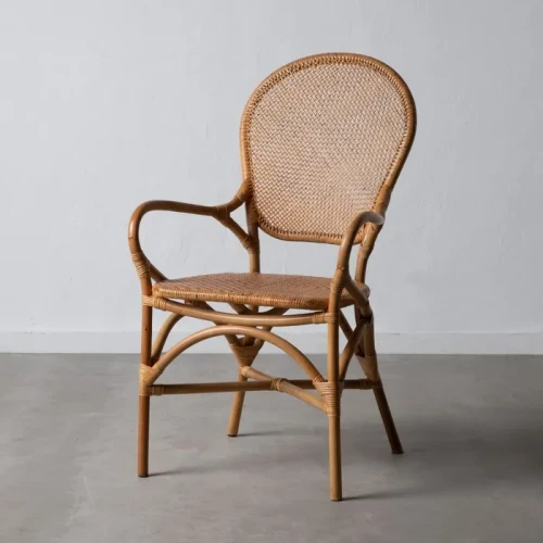 Krzesło z plecionką z rattnu