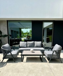 Zestaw ogrodowy Maksymo szary | Monnarita