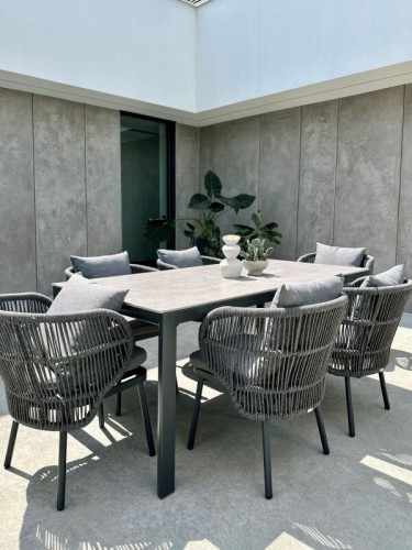 Zestaw ogrodowy Azzure 6 szary | Monnarita