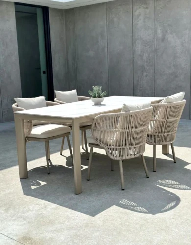 Zestaw ogrodowy Azzure 4 szampański | Monnarita