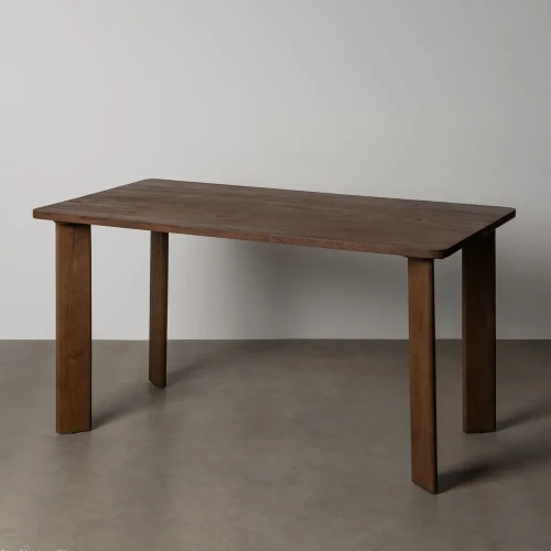 Stół brązowe drewno mango 145 X 80 X 75 CM  | Ixia