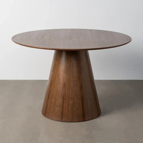 Stół jadalniany brązowy mdf 120 X 120 X 75 CM  | Ixia