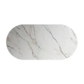 Stół jadalniany biało-brązowy naturalny mdf-ceramiczny | Ixia