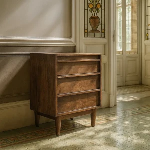 Komoda brązowa drewno mango | Ixia