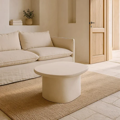 Stolik kawowy biały mdf Wilma 60 X 58 X 40 CM | Ixia