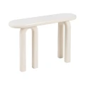 Konsola lakierowana kremowa mdf 120 X 35 X 80 CM | Ixia