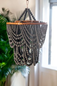 Żyrandol koralikowy - Szary TITISAN I Bally Hands