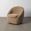 Fotel obrotowy tkaninowy taupe | Ixia