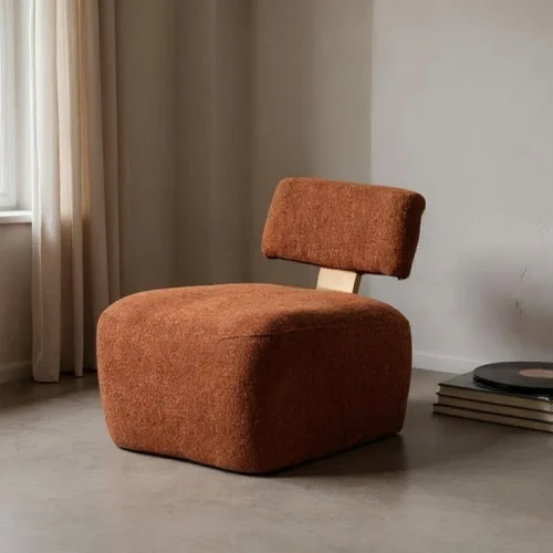 Fotel marmurowo-ceglasty | Ixia