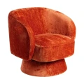 Fotel obrotowy terakotowy | Ixia