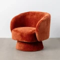 Fotel obrotowy terakotowy | Ixia