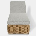 Leżak ogrodowy Maje Grey 193x68x35cm | Miloo Home