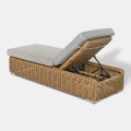 Leżak ogrodowy Maje Grey 193x68x35cm | Miloo Home