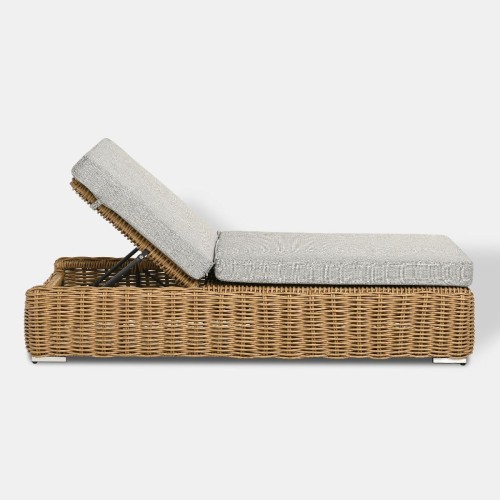 Leżak ogrodowy Maje Grey 193x68x35cm | Miloo Home