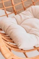Rattanowy wiszący fotel Hugo naturalny