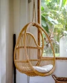 Rattanowy fotel wiszący Henry naturalny | Monnarita