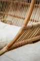 Rattanowy fotel wiszący Henry podwójny ciemny | Monnarita