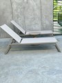 Leżak aluminiowy Serene szampański | Monnarita