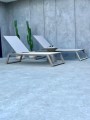 Leżak aluminiowy Serene szampański | Monnarita