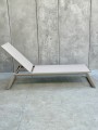 Leżak aluminiowy Serene szampański | Monnarita
