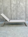 Leżak aluminiowy Serene szampański | Monnarita
