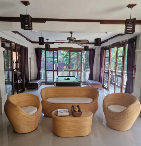 Zestaw rattanowy Tegal 4 -częściowy jasny I Monnarita