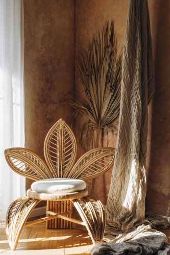 Rattanowy fotel LOTUS | Bally Hands