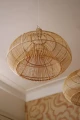 Lampa rattanowa LUNO Ø50 | Bally Hands