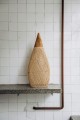 Rattanowy klosz z drewnem teakowym - S - CONE I Bally Hands