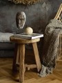 Stołek / Stolik z recyklingowanego drewna tekowego TIKI | Bally Hands