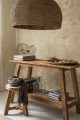 Stołek / Stolik z recyklingowanego drewna tekowego TIKI | Bally Hands