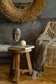 Stołek / Stolik z recyklingowanego drewna tekowego TIKI | Bally Hands