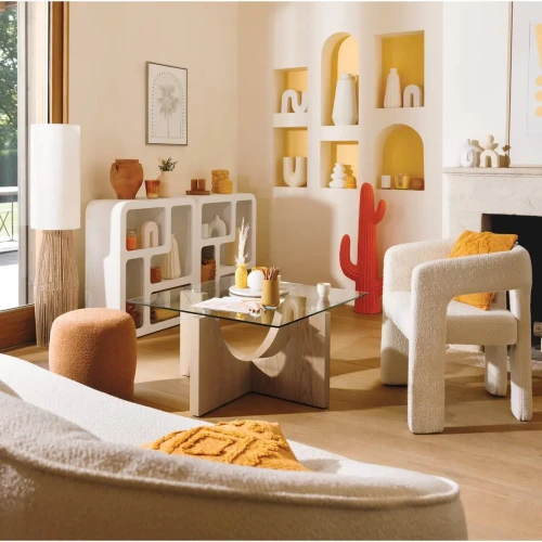 Fotel Amos - Biały | Atmosphera