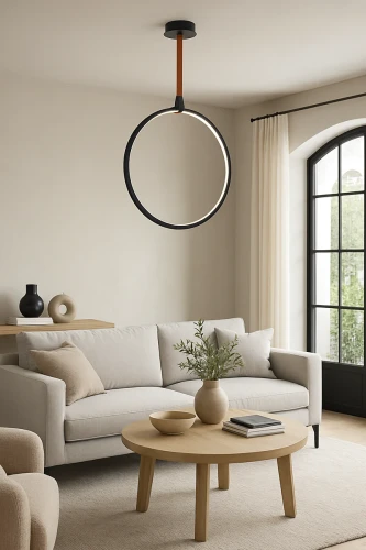 Lampa Marenta M - Czarna | Monnarita