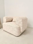 Fotel Belagio - Kremowy melanż | Monnarita