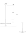 Lampa Astrelia - Kremowa | Monnarita