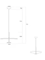 Lampa Astrelia - Brąz | Monnarita
