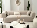 Sofa trzyosobowa Milano - Beżowa | Monnarita
