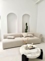 Sofa modułowa prawa Milano - kremowa | Monnarita