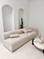 Sofa modułowa prawa Milano - kremowa | Monnarita