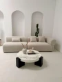 Sofa modułowa prawa Milano - kremowa | Monnarita