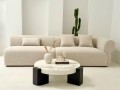 Sofa modułowa prawa Milano - kremowa | Monnarita