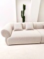 Sofa modułowa lewa Milano - kremowa | Monnarita